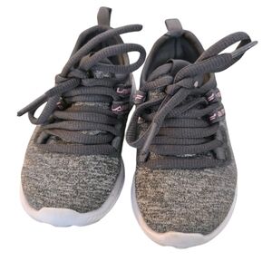 Fila Kid's Grey And Pink Sneakers 6C